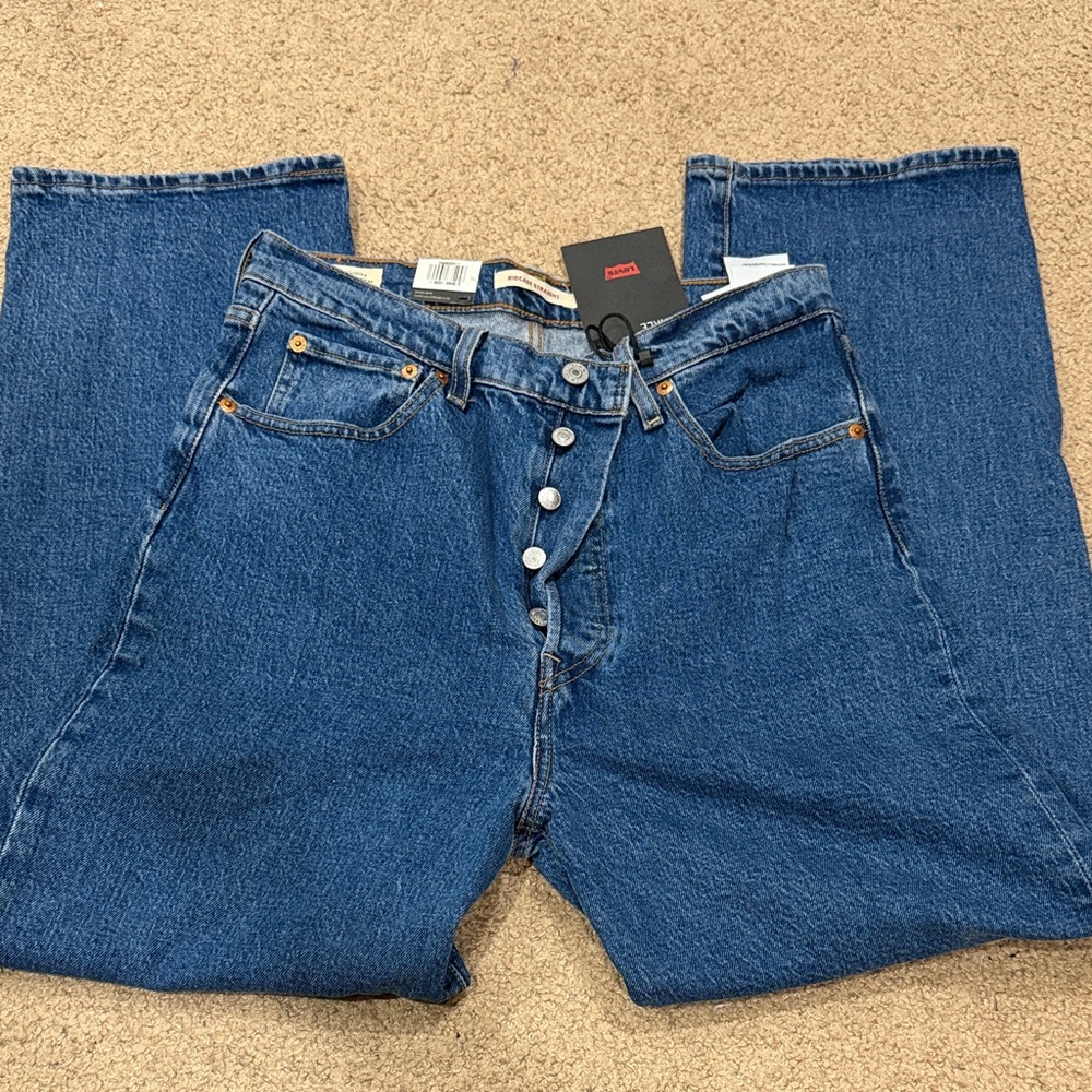 Levi's Women's Straight Leg Blue Jeans